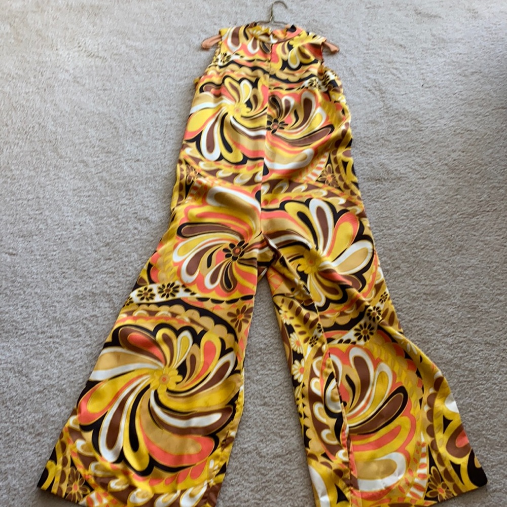 Vintage 1960s One Piece Pant Suit